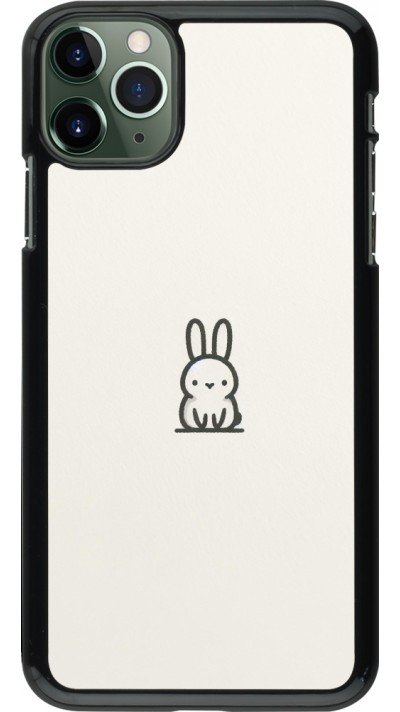 Coque iPhone 11 Pro Max - Minimal bunny cutie
