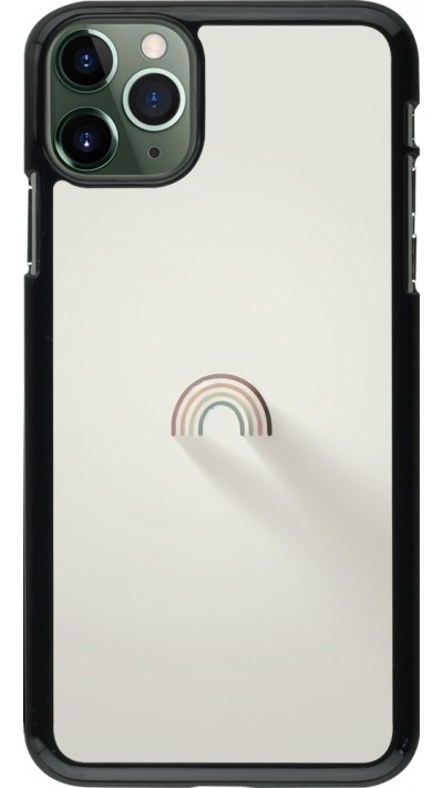 iPhone 11 Pro Max Case Hülle - Mini Regenbogen Minimal