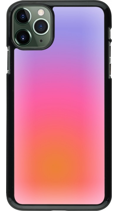 Coque iPhone 11 Pro Max - Orange Pink Blue Gradient