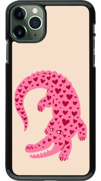 iPhone 11 Pro Max Case Hülle - Pink crocodile 2026