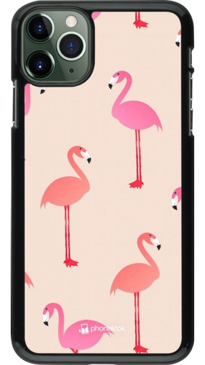 Hülle iPhone 11 Pro Max - Pink Flamingos Pattern
