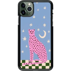 iPhone 11 Pro Max Case Hülle - Pink leopard with stars 2026