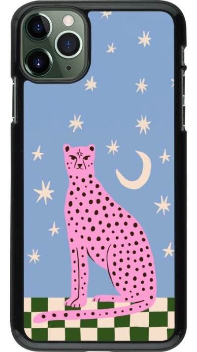 iPhone 11 Pro Max Case Hülle - Pink leopard with stars 2026