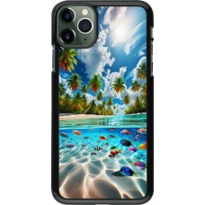Coque iPhone 11 Pro Max - Plage Paradis