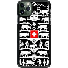 Coque iPhone 11 Pro Max - Poya Suisse 3 noir