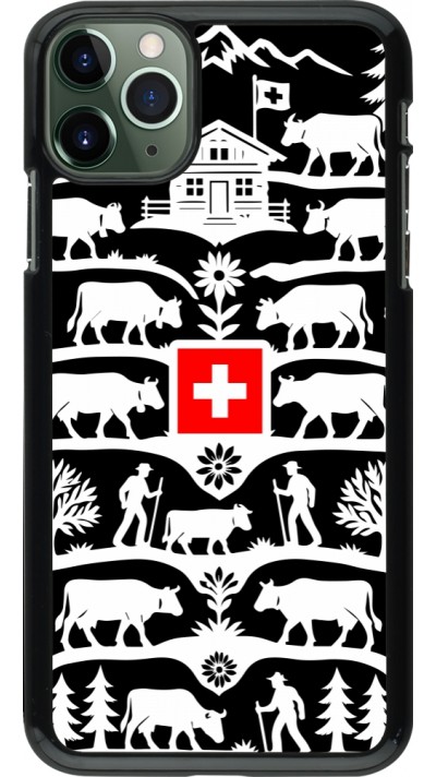 Coque iPhone 11 Pro Max - Poya Suisse 3 noir