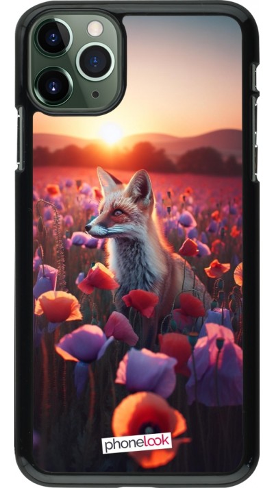 Coque iPhone 11 Pro Max - Renard pourpre au crépuscule