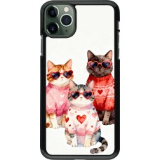 Coque iPhone 11 Pro Max - Saint Valentines Day 26 Cat Love