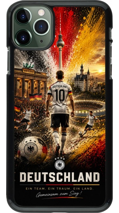 iPhone 11 Pro Max Case Hülle - Fussball Deutschland splash 2026