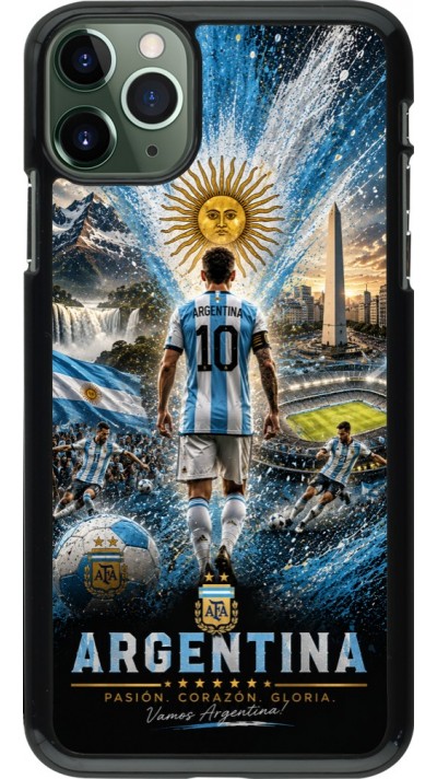 iPhone 11 Pro Max Case Hülle - Fussball Argentinien splash 2026