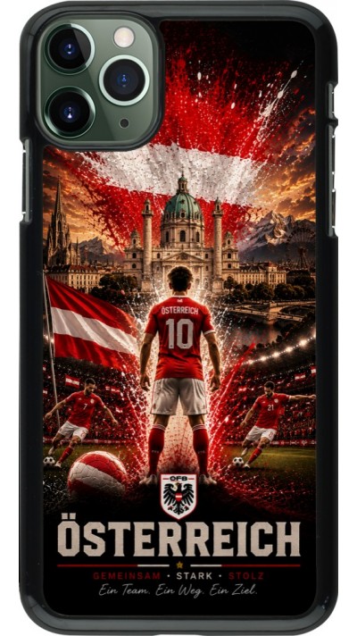 iPhone 11 Pro Max Case Hülle - Fussball Österreich splash 2026