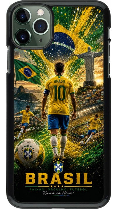 iPhone 11 Pro Max Case Hülle - Fussball Brasilien splash 2026