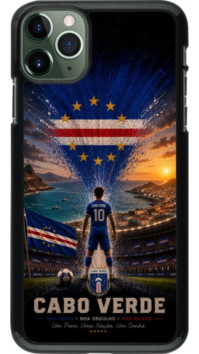 iPhone 11 Pro Max Case Hülle - Fussball Kap Verde splash 2026
