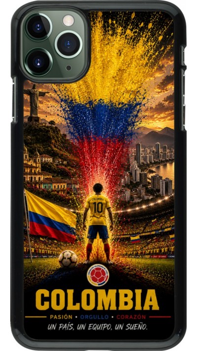 iPhone 11 Pro Max Case Hülle - Fussball Kolumbien splash 2026