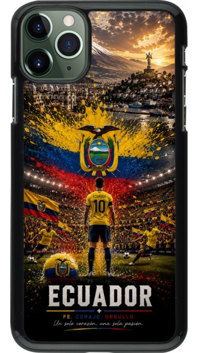 iPhone 11 Pro Max Case Hülle - Fussball Ecuador splash 2026