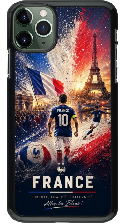 iPhone 11 Pro Max Case Hülle - Fussball Frankreich splash 2026