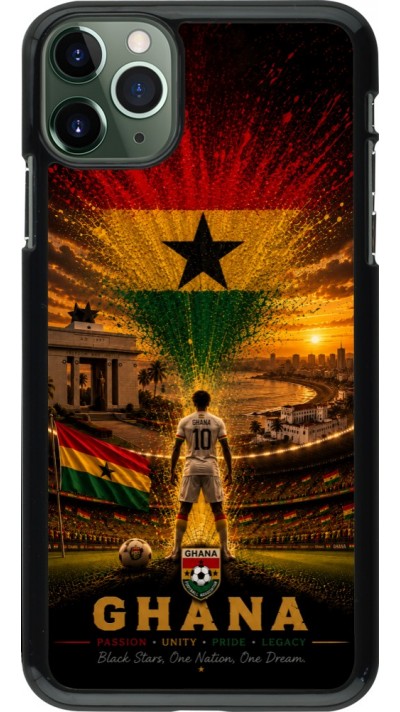 iPhone 11 Pro Max Case Hülle - Fussball Ghana splash 2026