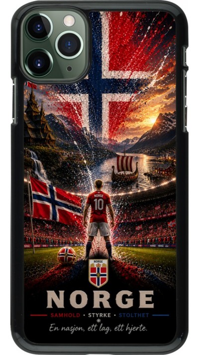 iPhone 11 Pro Max Case Hülle - Fussball Norwegen splash 2026