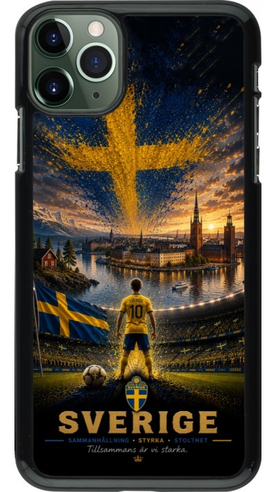 iPhone 11 Pro Max Case Hülle - Fussball Schweden splash 2026