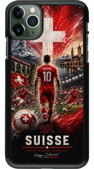 iPhone 11 Pro Max Case Hülle - Fussball Suisse splash 2026