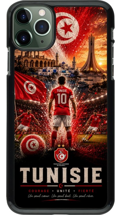 iPhone 11 Pro Max Case Hülle - Fussball Tunesien splash 2026