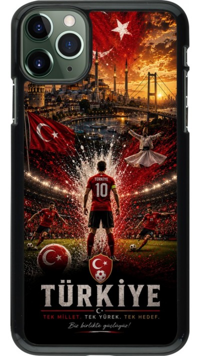 iPhone 11 Pro Max Case Hülle - Fussball Türkei splash 2026