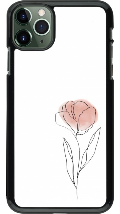 iPhone 11 Pro Max Case Hülle - Spring 23 minimalist flower