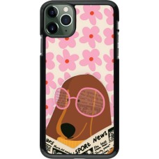 Coque iPhone 11 Pro Max - Dog with newspaper Spring 2026