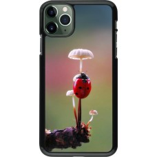 Coque iPhone 11 Pro Max - Ladybird on a mushroom Spring 2026