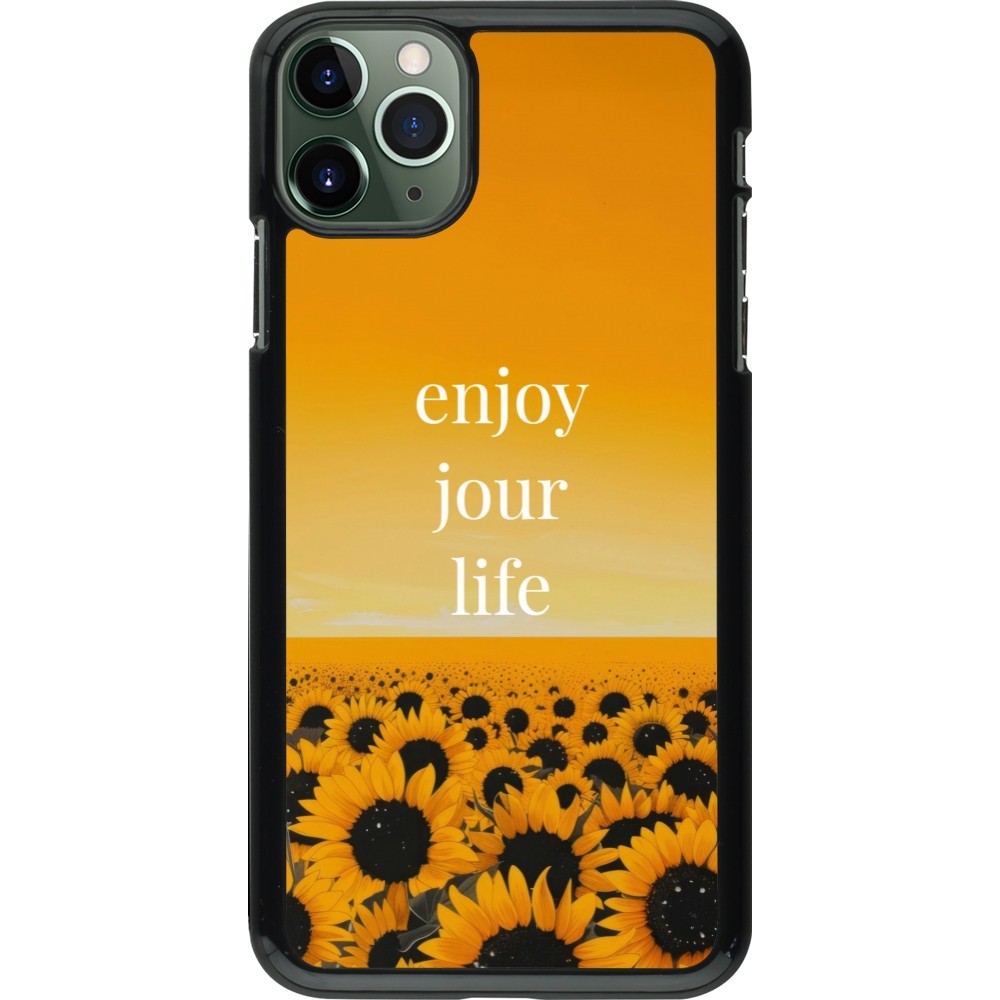 iPhone 11 Pro Max Case Hülle - Summer 2025 Enjoy your life
