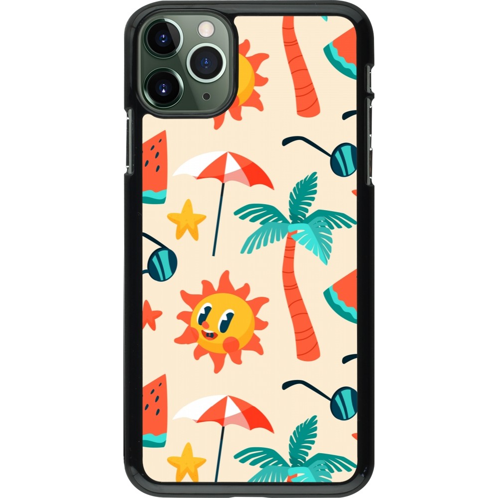 Coque iPhone 11 Pro Max - Summer 2025 Pattern soleil