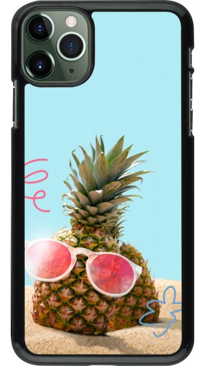 iPhone 11 Pro Max Case Hülle - Pineapple with glasses Summer 2026