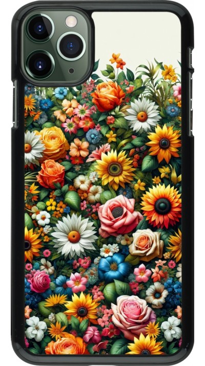 iPhone 11 Pro Max Case Hülle - Sommer Blumenmuster