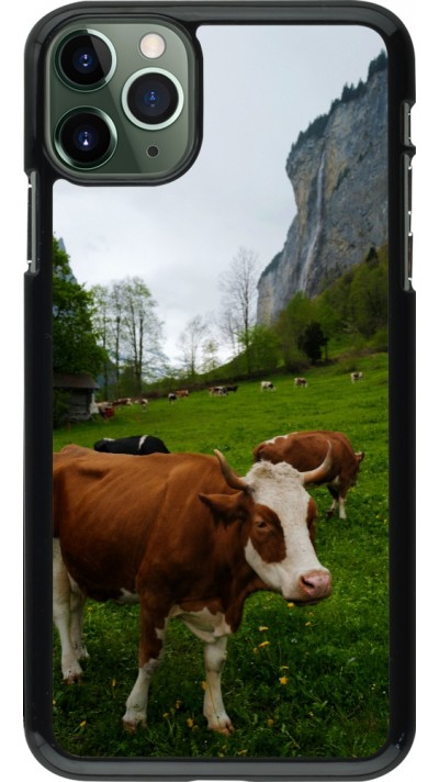 Coque iPhone 11 Pro Max - Fête Nationale Suisse Vaches