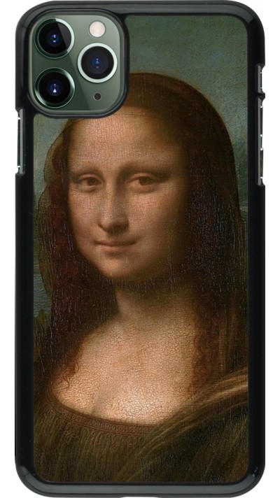 Coque iPhone 11 Pro Max - Tableau art - La Joconde - Léonard de Vinci