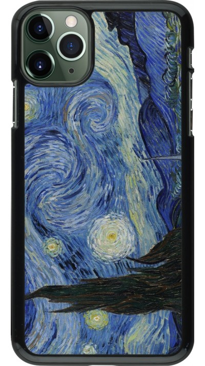 Coque iPhone 11 Pro Max - Tableau art - La Nuit étoilée - Van Gogh
