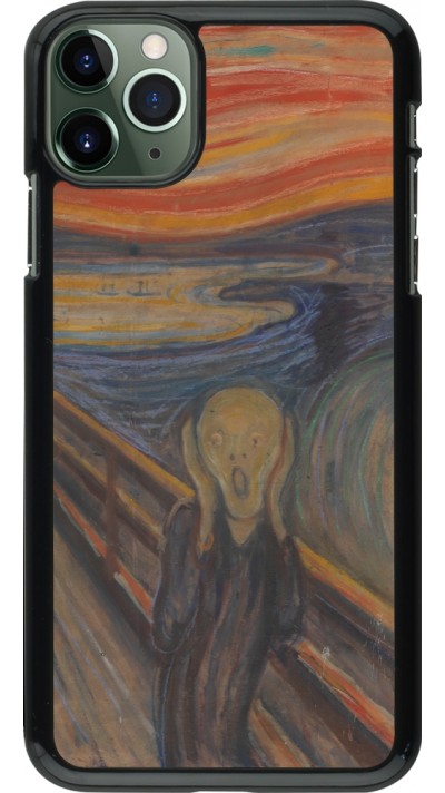 Coque iPhone 11 Pro Max - Tableau art - Le Cri - Edvard Munch