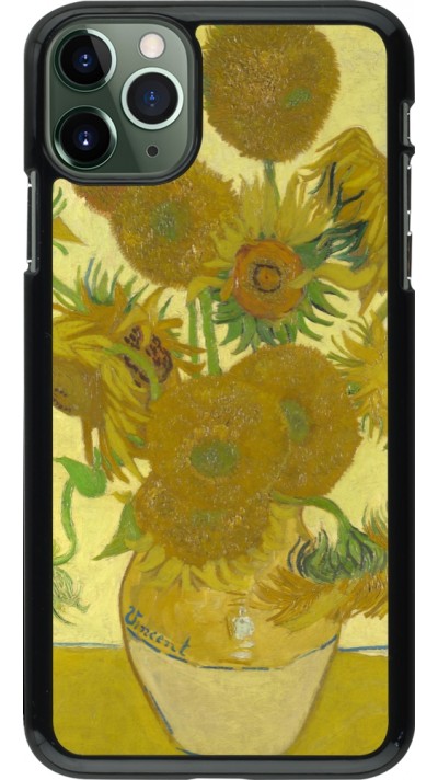Coque iPhone 11 Pro Max - Tableau art - Les Tournesols - Van Gogh