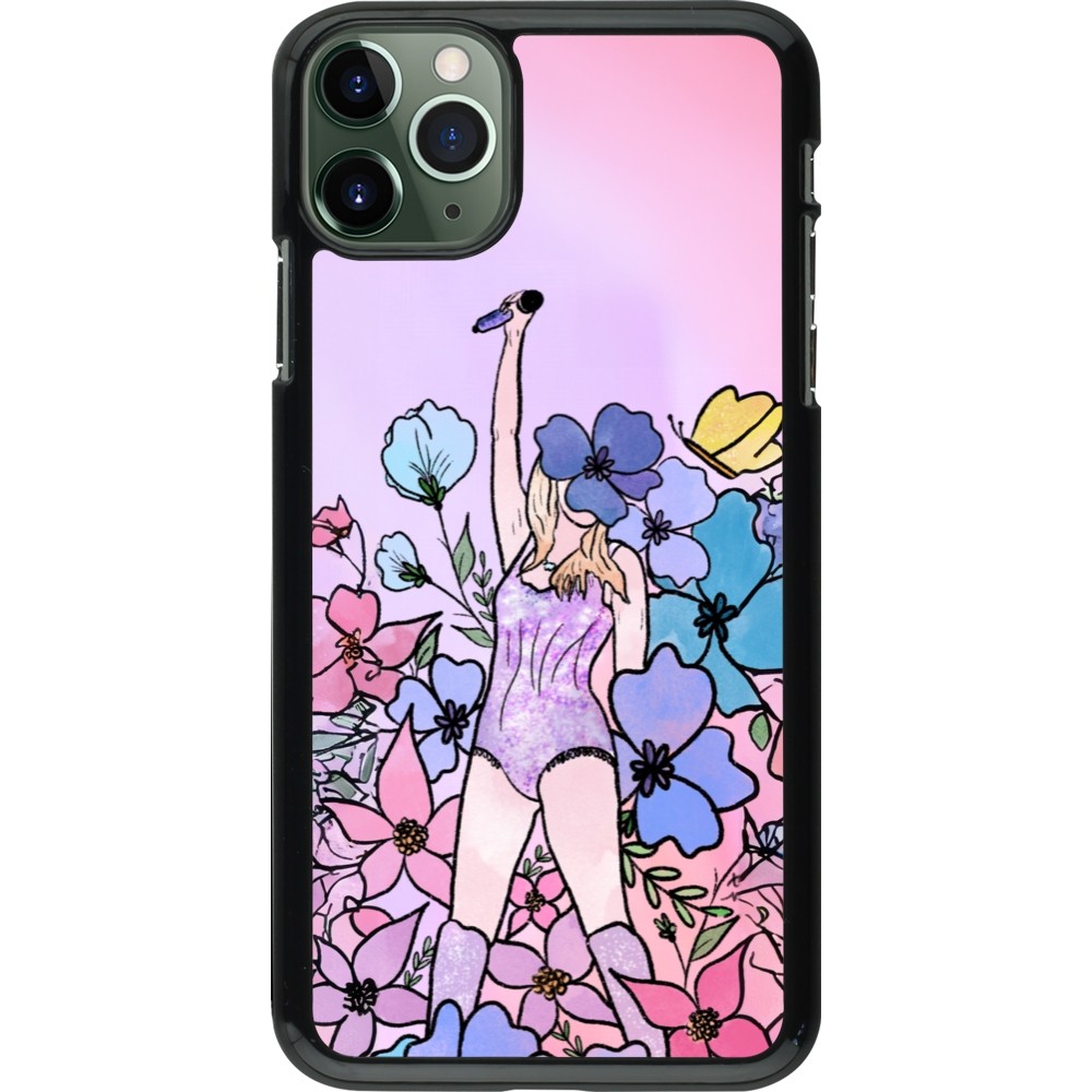 iPhone 11 Pro Max Case Hülle - Taylor Swift Sketch - Pink