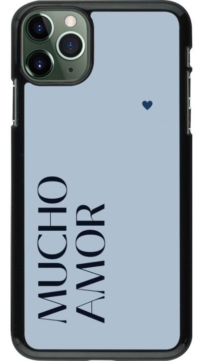 iPhone 11 Pro Max Case Hülle - Valentine 2024 mucho amor azul
