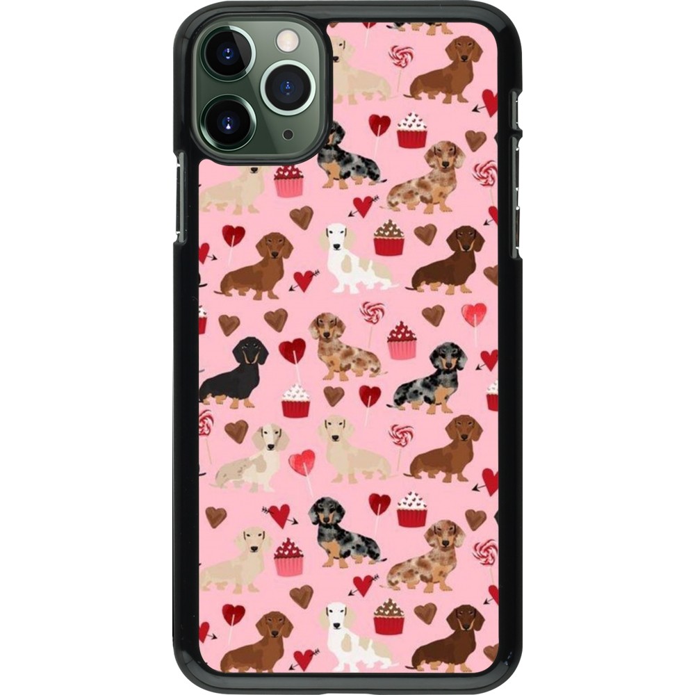 iPhone 11 Pro Max Case Hülle - Valentine 2024 puppy love