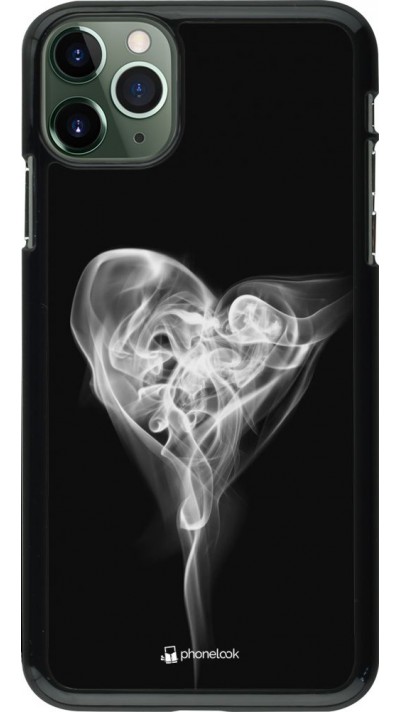 Hülle iPhone 11 Pro Max - Valentine 2022 Black Smoke