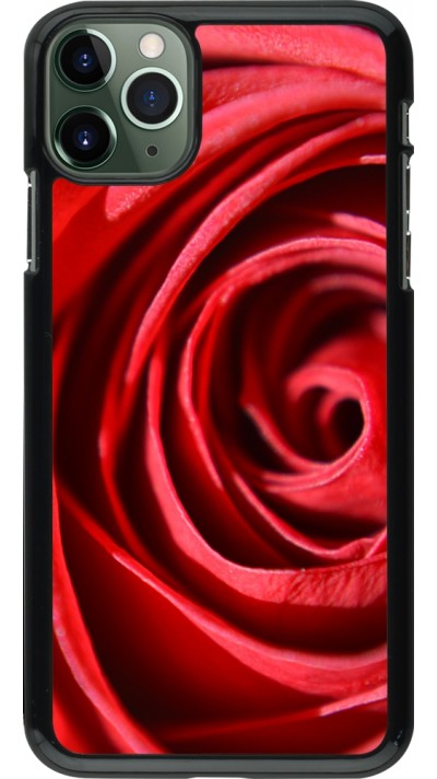 Coque iPhone 11 Pro Max - Valentine 2023 close up rose
