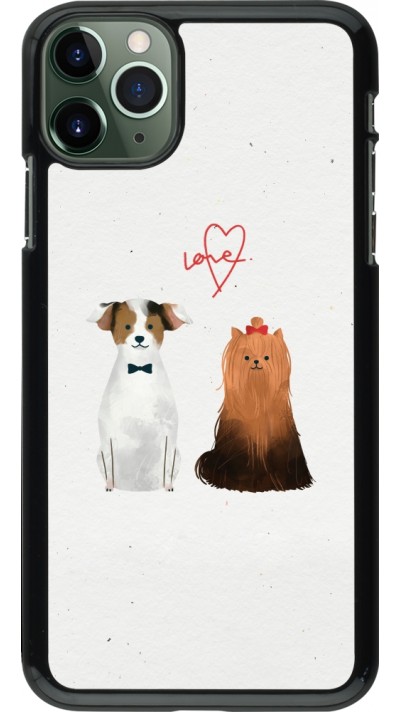 Coque iPhone 11 Pro Max - Valentine 2023 love dogs