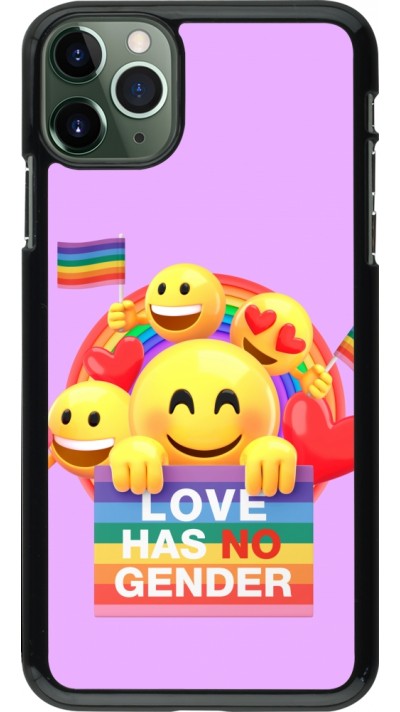 Coque iPhone 11 Pro Max - Valentine 2023 love has no gender