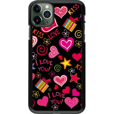 iPhone 11 Pro Max Case Hülle - Valentine 2023 love symbols