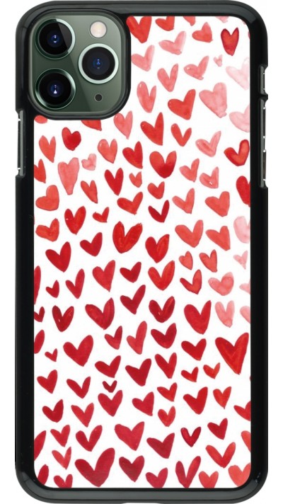 Coque iPhone 11 Pro Max - Valentine 2023 multiple red hearts