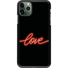 iPhone 11 Pro Max Case Hülle - Valentine 2023 neon love