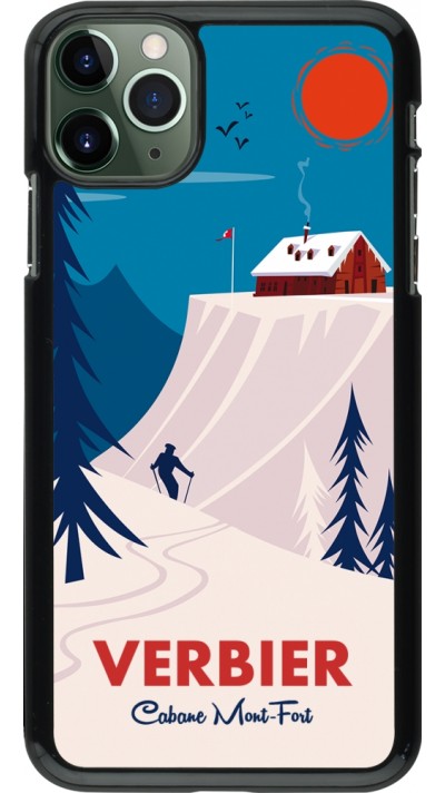 Coque iPhone 11 Pro Max - Verbier Cabane Mont-Fort