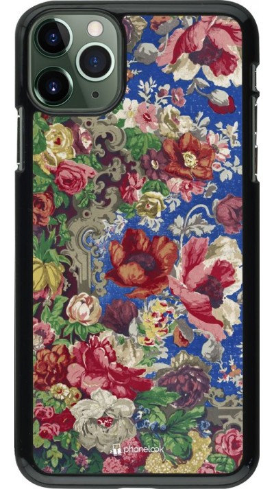 Coque iPhone 11 Pro Max - Vintage Art Flowers